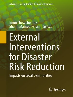 cover image of External Interventions for Disaster Risk Reduction